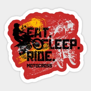 EAT SLEEP RIDE Sticker